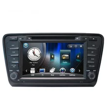 Free Shipping 8 inch Car DVD Player GPS Navigation System For Skoda Octavia 2015 2014 with