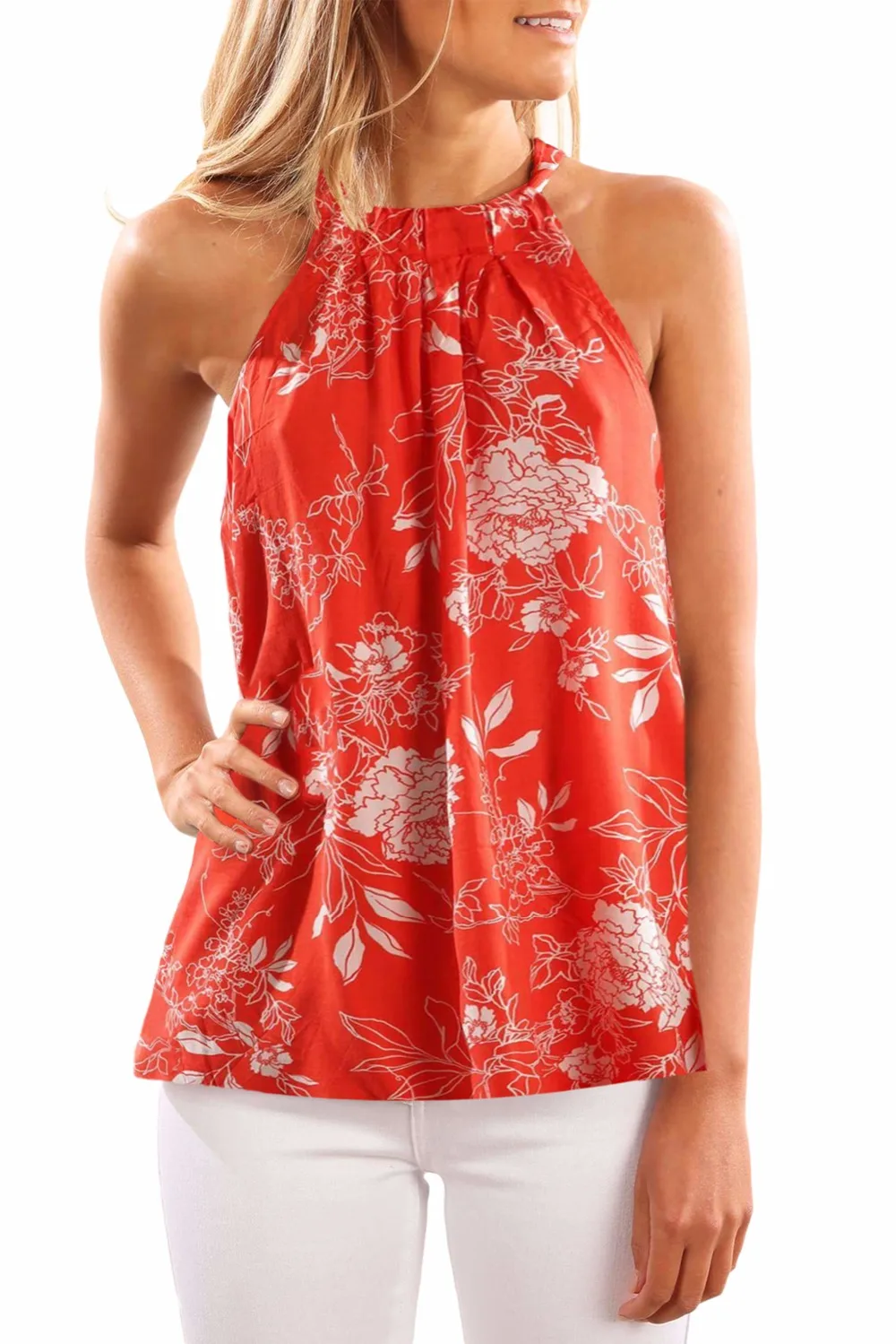 Orange-Sleeveless-Flower-Printed-Tank-Top-LC251847-14-1