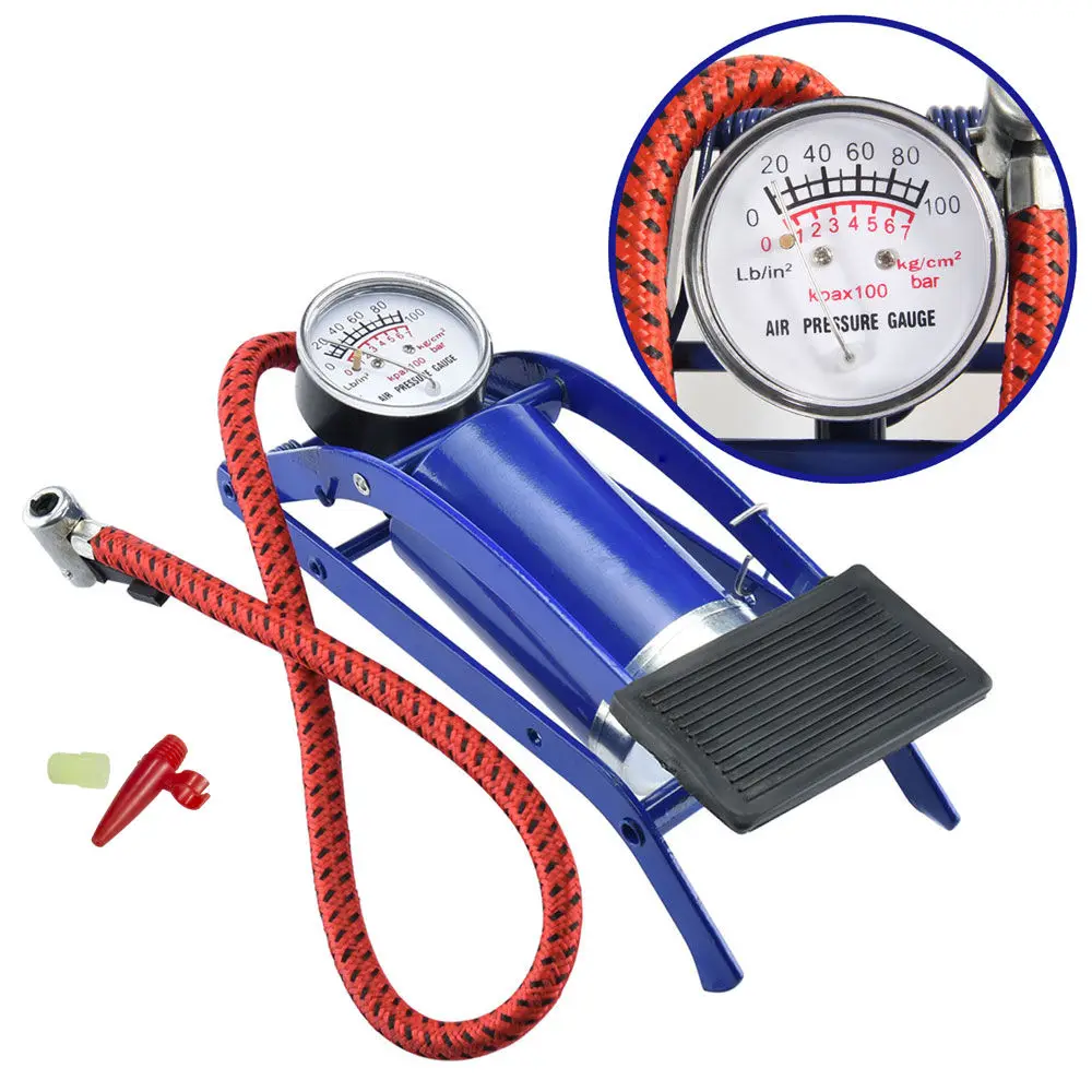 Neue Fuß Betrieben Auto Luftpumpe Auto Inflator Auto Kompressor