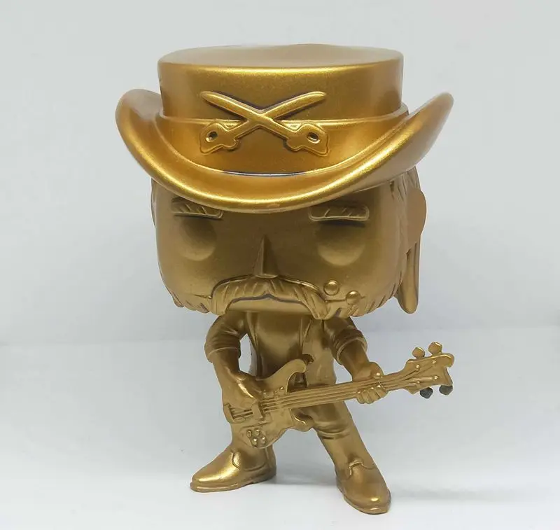 (Золотое издание) оригинальный Funko POP Secondhand Rocks: Motorhead Lemmy Kilmister Виниловая фигурка