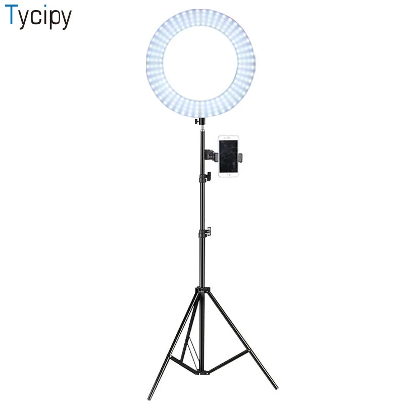 

Tycipy 14" Ring Light LED Photography Selfie Light Photo Camera Video Light colour Lamp With Tripod Phone Clip Bluetooth Shutter
