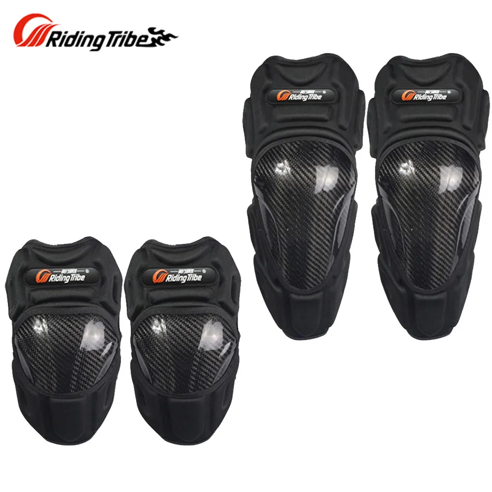 Carbon Fiber Motorcycle Elbow Knee Pads Protectors Guards ...