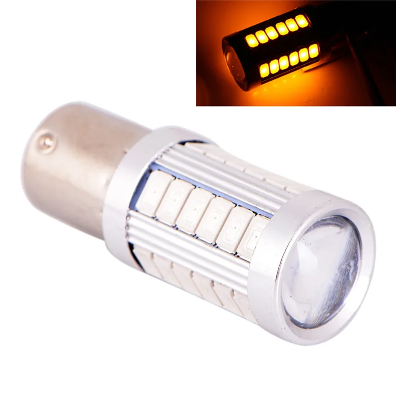 Новый 1 шт. 1156 BA15S P21W 33 led 5630 5730 smd красный белый желтый Автомобильный задний фонарь