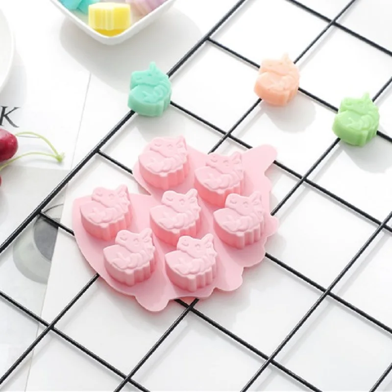 Кухонные аксессуары силиконовый Единорог ледяной куб форма шоколадный торт