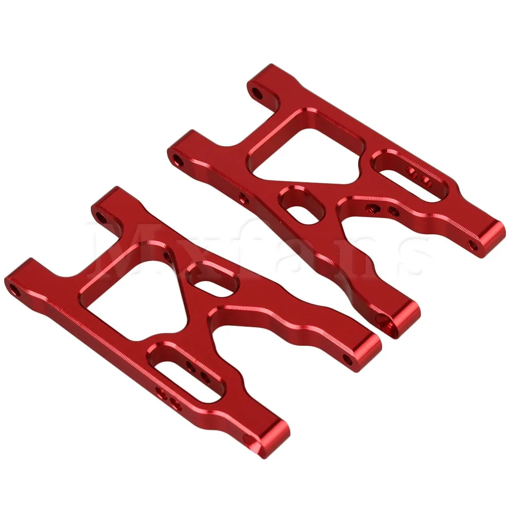 

Mxfans Upgrade Parts RC1:10 Off Road Aluminum Alloy WL K949-004 Front Lower Suspension Arm for WLK949 Pack of 2