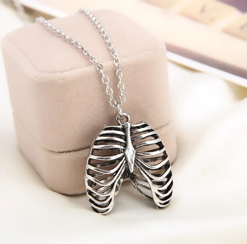 Hannibal Thoracic cavity rib Necklace Rope Chain Netvibes Pendant Hannibal font b food b font