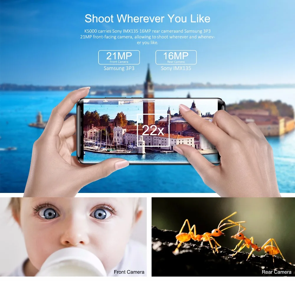 Оригинальный Oukitel K5000 4 г LTE мобильный телефон ГБ Оперативная память 64 Встроенная