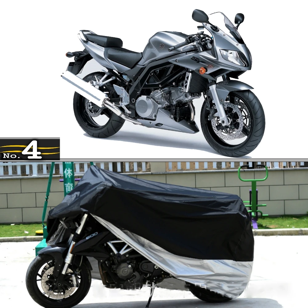 Motorcycle Cover For Suzuki Sv1000(s) Waterproof Uv Sun Dust / Rain