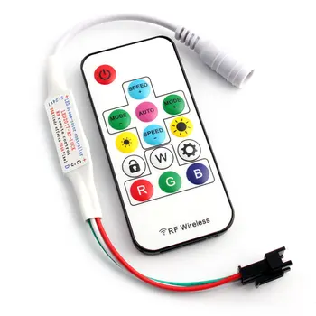 

DC 5V LED RGB controller 14key mini WS2812b rgbw rgbww control remote for light SP103E 2835 5050 5630 striplight magic home