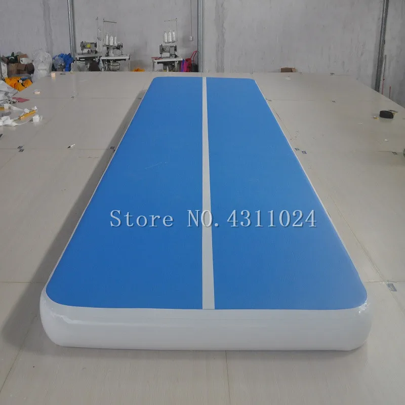 

Free Shipping 8x2x0.2m Blue Inflatable Gymnastics Mattress Gym Tumble Airtrack Floor Tumbling Air Track For Sale