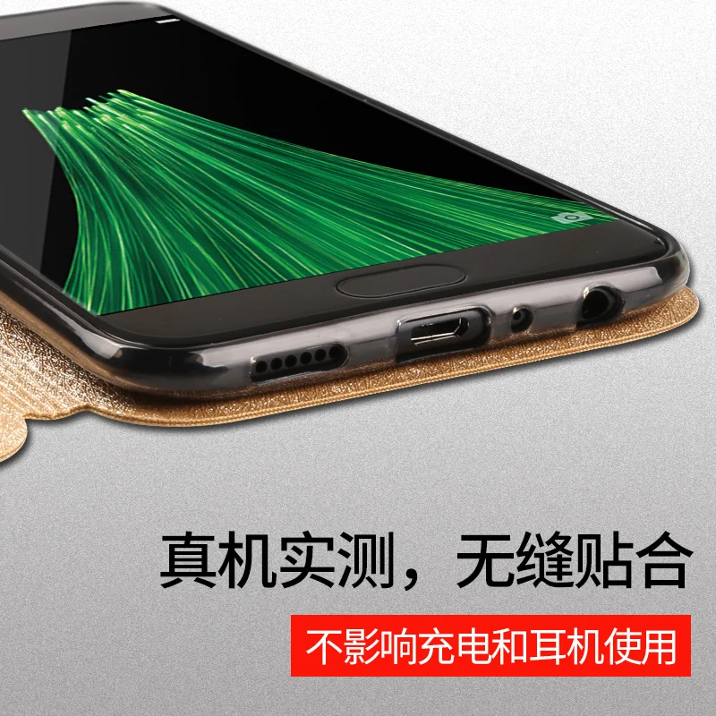 Для OPPO R11 чехол Флип кожаный Силиконовая задняя крышка телефона защиты оболочки