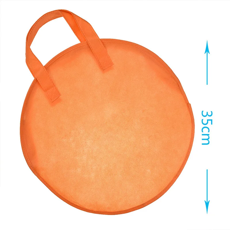 1 шт. круглые инструменты для хранения вышивки Оранжевый экологичный портативный нетканый 35 см пяльцы для вышивания сумка