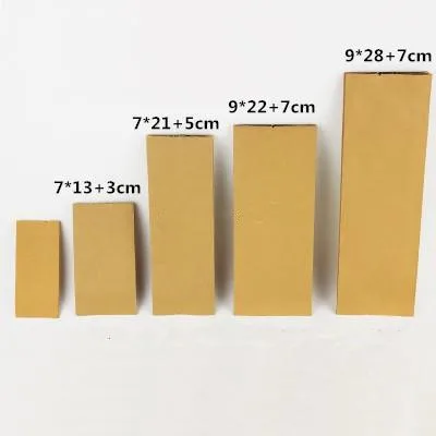 100 шт./лот размер (7*13 + 3 см 7*21 5 9*22 7 9*28 см) 20 шт. органные пакеты из крафт