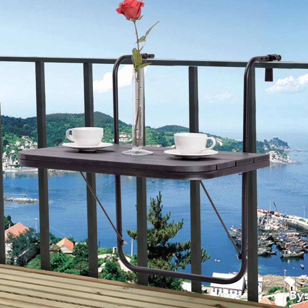 Goplus Adjustable Folding Deck Table Patio Balcony Serving Table Stand Hanging Railing Coffee Table Home Portable Desk HW56033 Goplus Adjustable Folding Deck Table Patio Balcony Serving Table Stand Hanging Railing Coffee Table Home Portable Desk HW56033