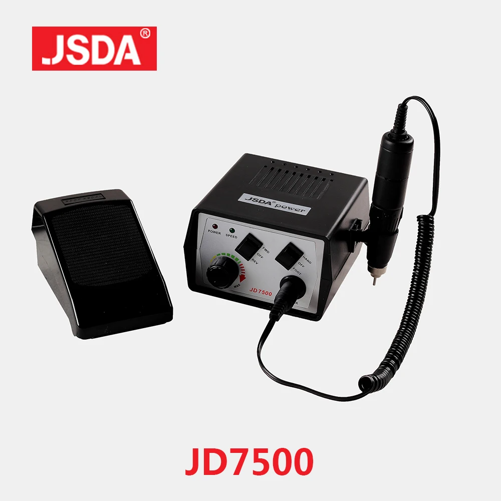 Профессиональная машинка для маникюра и педикюра JSDA JD7500 35000 об/мин электрические