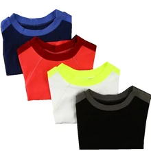 Новая быстросохнущая стрейч в стиле пэчворк, зауженные топы для йоги, женская спортивная футболка, фитнес-одежда для спортзала, спортивные футболки для бега