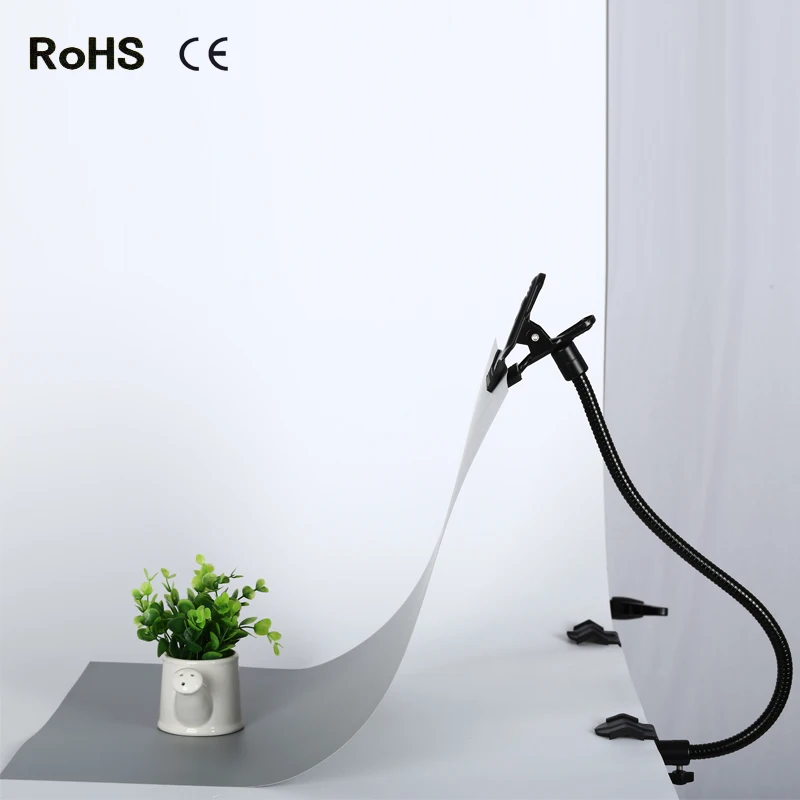 

New Camera Photo Studio Accessories Light Stand Background Holder C Clamp Clip Flex Arm Reflector