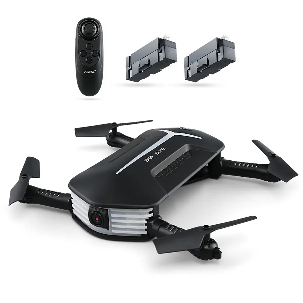 

JJR/C BABY ELFIE WIFI FPV With Wide Angle HD Camera 6-Axis High Hold Mode Foldable Arm RC Quadcopter RTF Drone H37 + 2 Battery