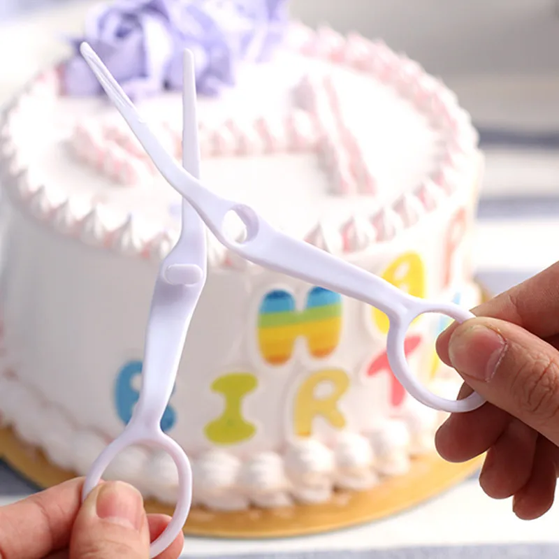 Flower Scissor Pastry Tips Cake Ice Cream Transfer Scissor Fondant