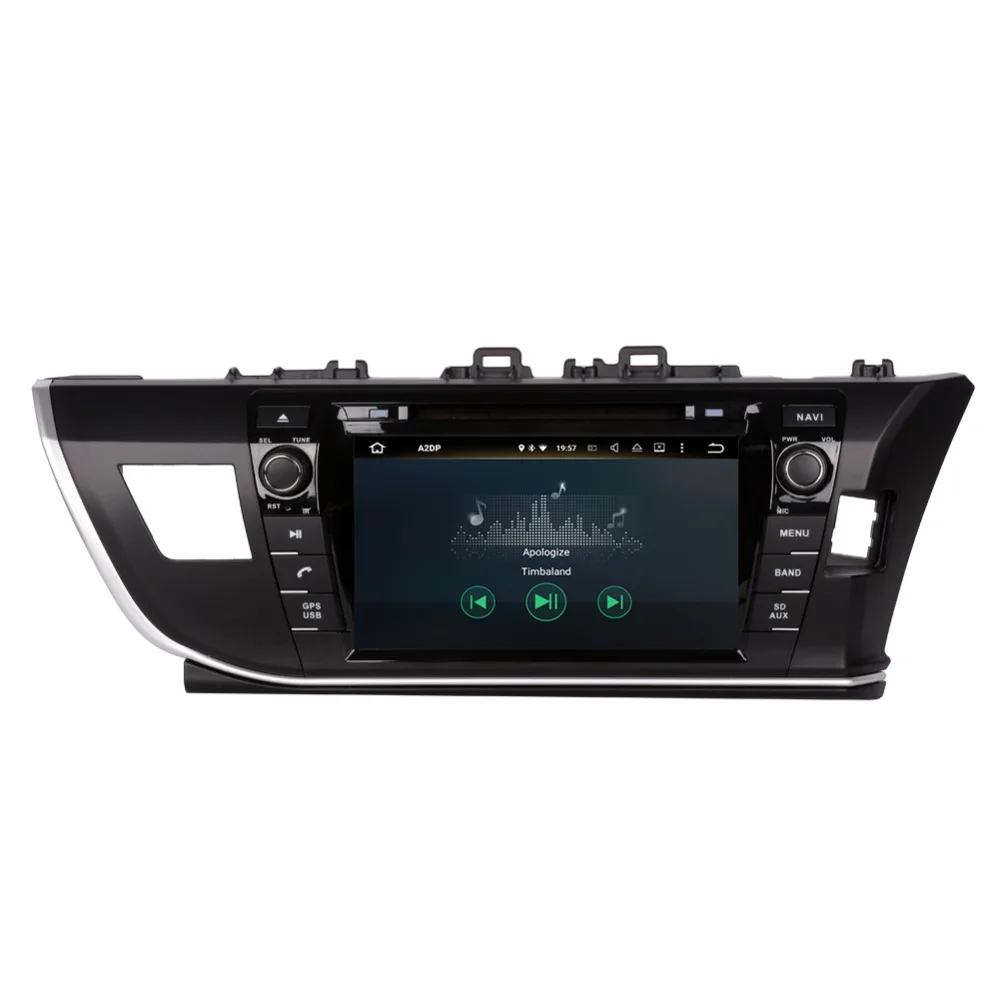 

Android 8.0 Octa Core 4GB RAM Car DVD Multimedia Player GPS Navigation For Toyota Corolla 2013- Right Hand Driving Radio Stereo