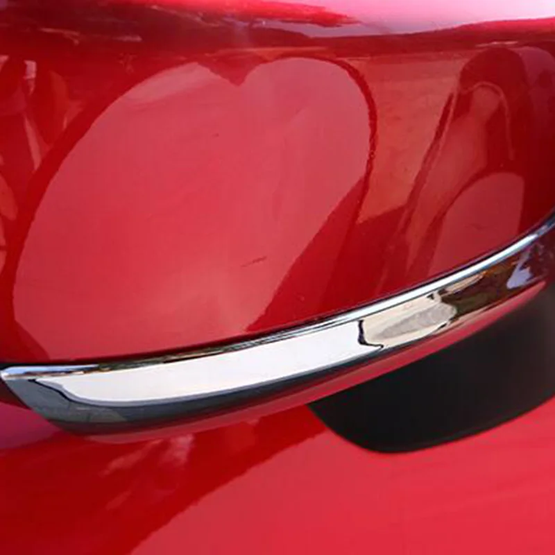 Для Mazda 3 Axela 2017 2014 2016 наружная Боковая дверь зеркало хромированная крышка полоски
