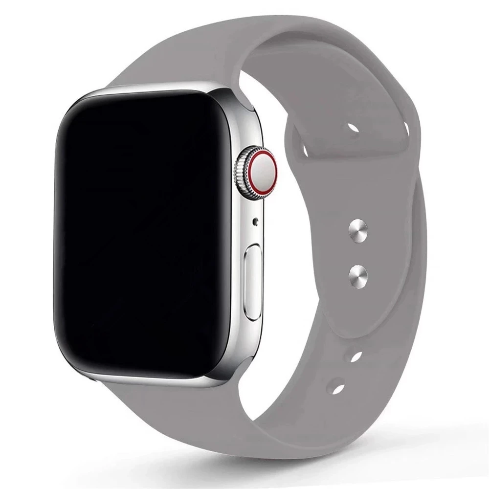 Band Für Apple Uhr Serie 3 2 1 38 MM 42 MM Weiche Silikon Atmungsaktive Ersatz Strap Sport Schleife für iwatch serie 4 40 MM 44