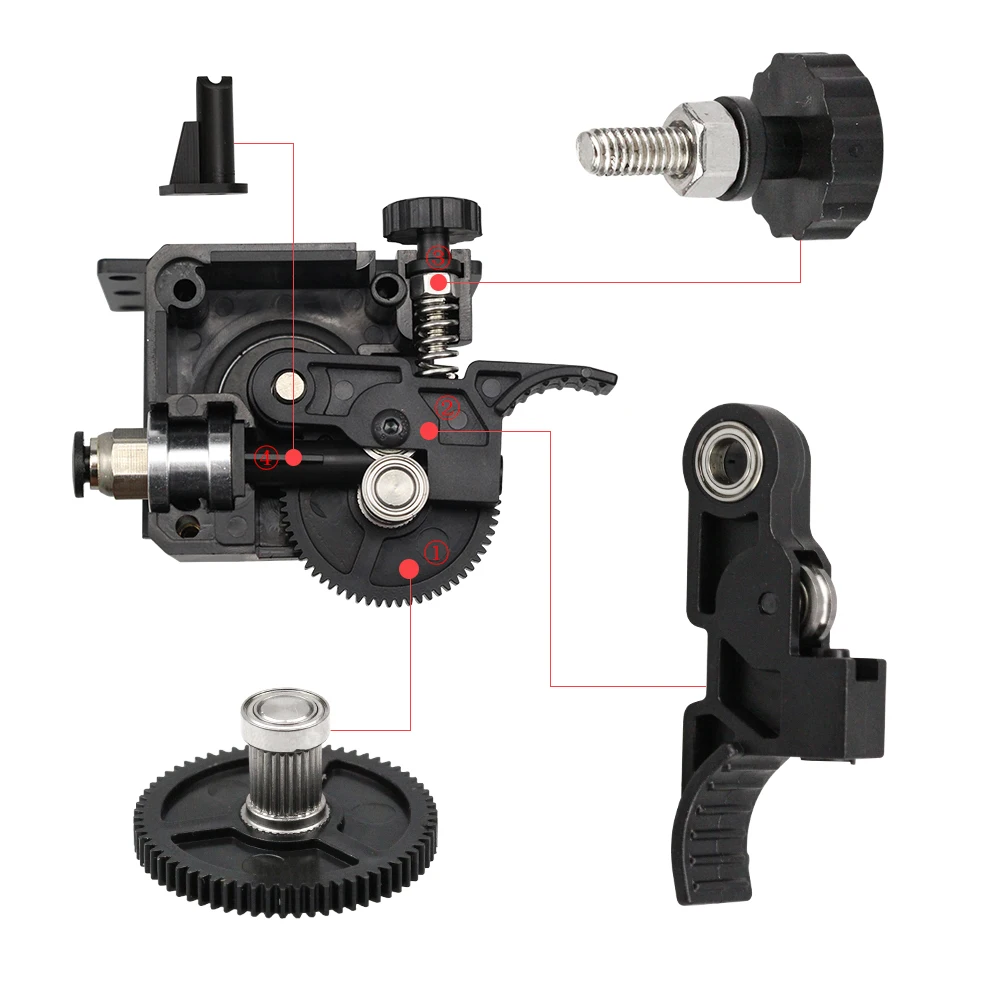 3D Printer Parts Titan Extruder fully Kits for Desktop FDM Reprap MK8 Kossel J-head bowden Mounting Bracket 1.75mm