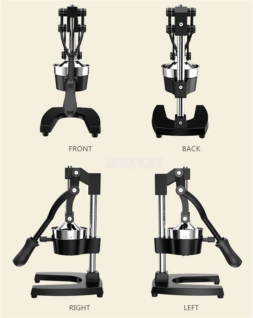 Нержавеющая сталь цитрусовых соковыжималка оранжевый лимона ручная соковыжималка Хо Применение держать Применение принт с лимонами, Пресс сушильная машина ручной Пресс соковыжималка