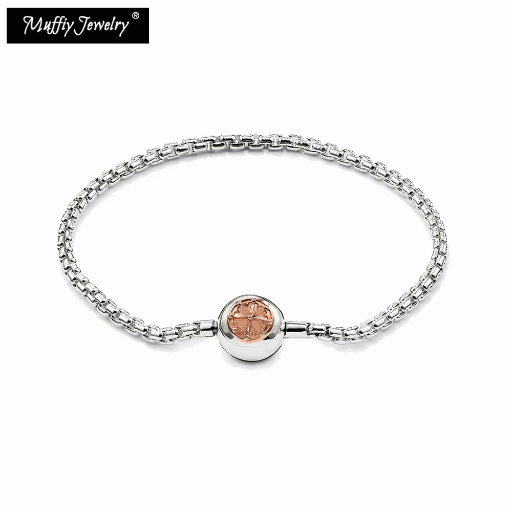 Бусы Linck Chain Karma Wheels браслет с возможностью крепления подвески-талисмана, европейский стиль подарок для мужчин и женщин из стерлингового серебра 925 пробы, подходит для шарма из бисера