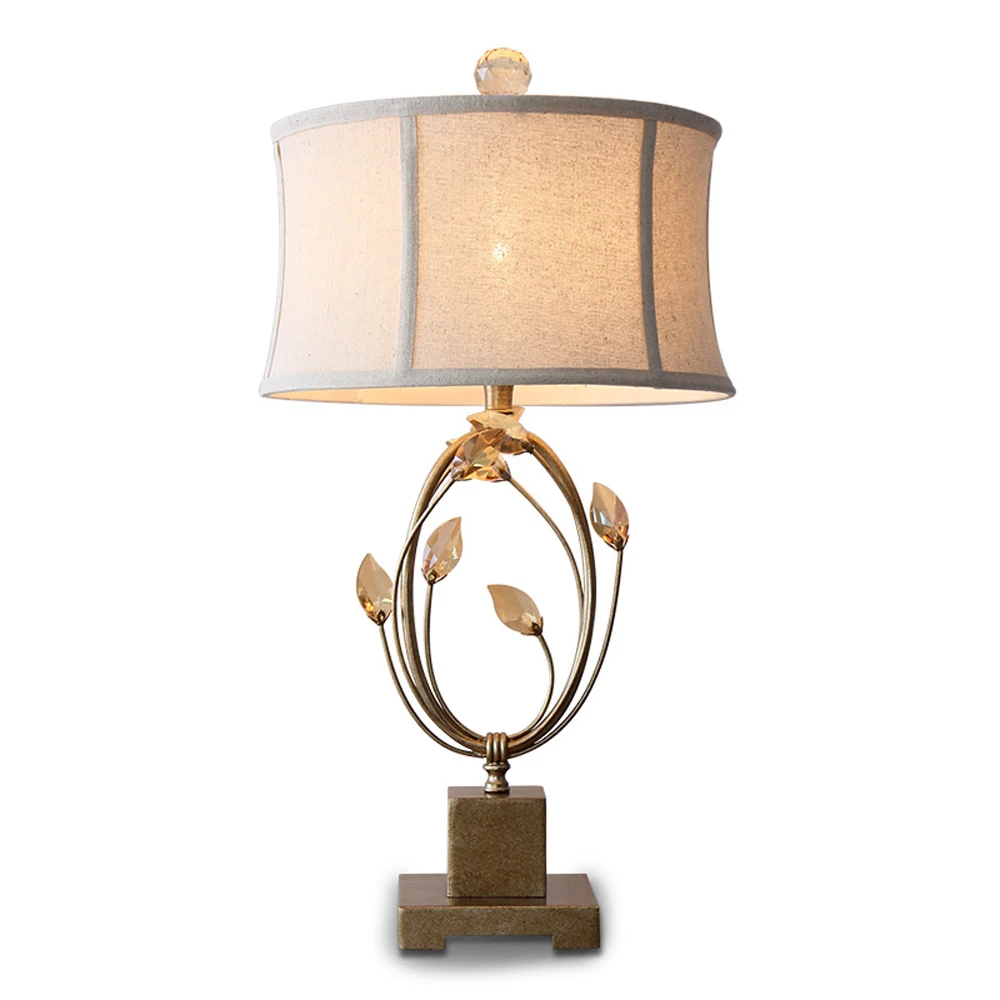

Contemporary style crystal table light modern table lamp AC110V 220V lustre LED bedside lamp