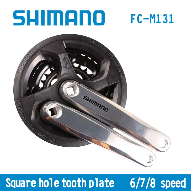 

Shimano FC M131 6/7/8S 21S 24S Crankset Bicycle Components MTB Mountain Bike Chain Wheel Accessory