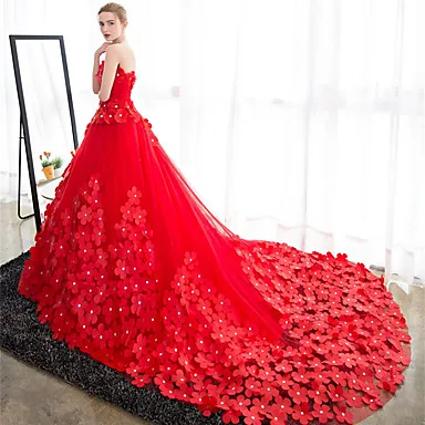 Ruby Red Wedding Dresses