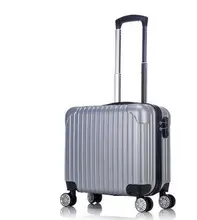 ABS 16 Inch Women Travel Trolley suitcase Lady Travel trolley bags Rolling Case On Wheels Male Spinner Travel Luggage Suitcase