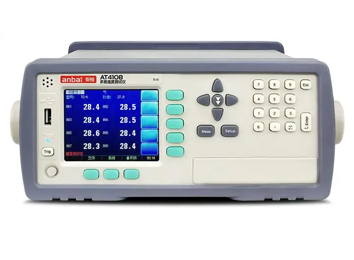 Anbai AT4108 Многоканальный термометр K/J/T типа термопары 200 1300C|Детали и аксессуары для