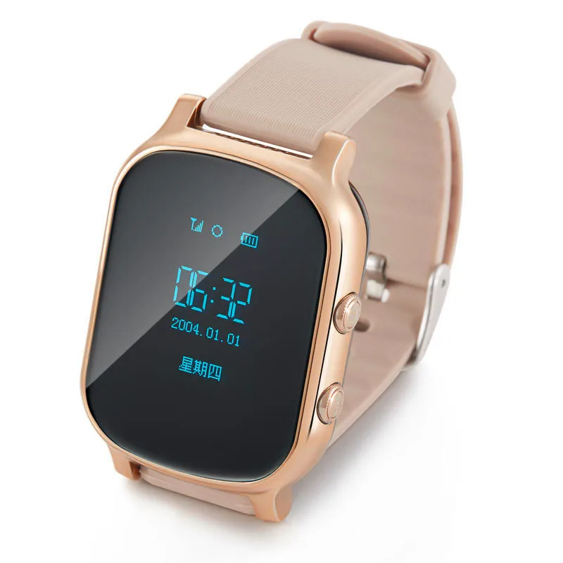 Kids Elderly Reloj Inteligente Smartwatch Phone Smart Wacht Call SOS Wristband Positioning Location GPS Tracker Smart Watch
