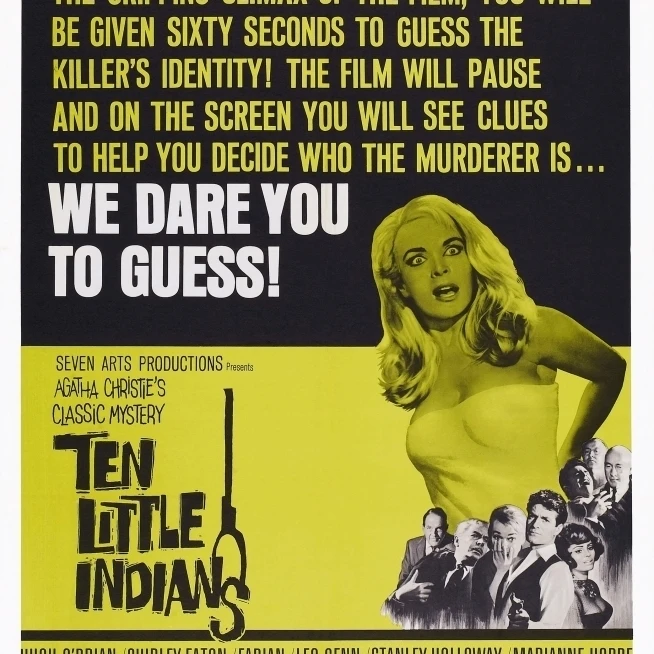 Ten Little Indians Movie Poster Masterprint (11 x 17)
