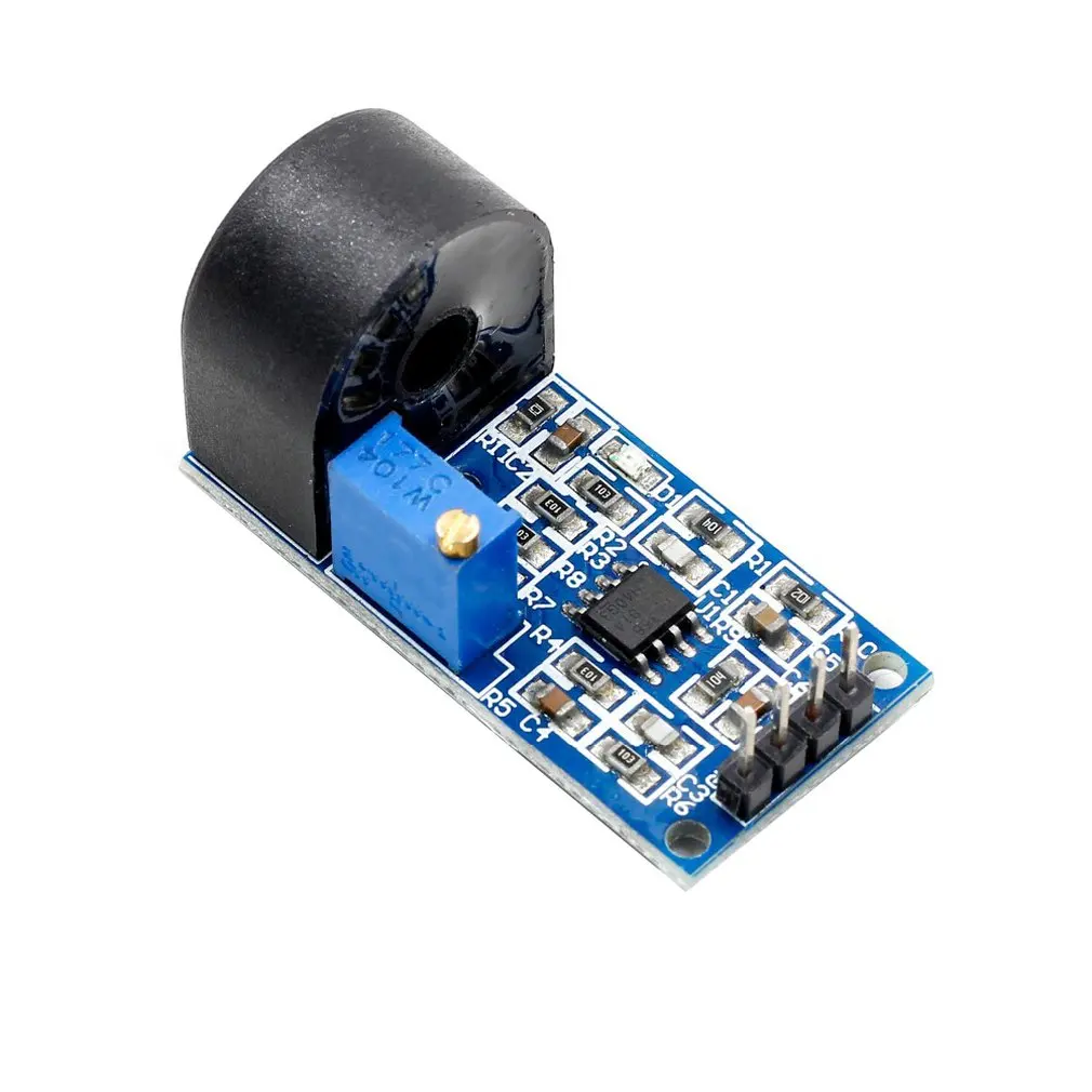 

5A Range Single Phase Ac Active Output Current Transformer Module Current Sensor Onboard High Precision Op Amp Circuit