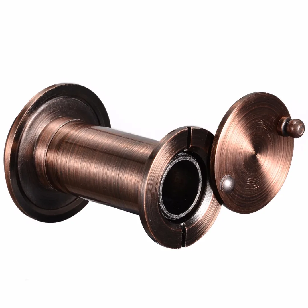 Universal Door Eye Viewer Hidden Pinhole 200 Degree Adjustable Glass Lens Peephole Security Door Hardware