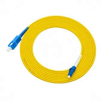 

10PCS LC /UPC to SC /UPC Fiber Patch Cord,Simplex 2.0mm PVC G657A Fiber Patchcord, Optical Jumper