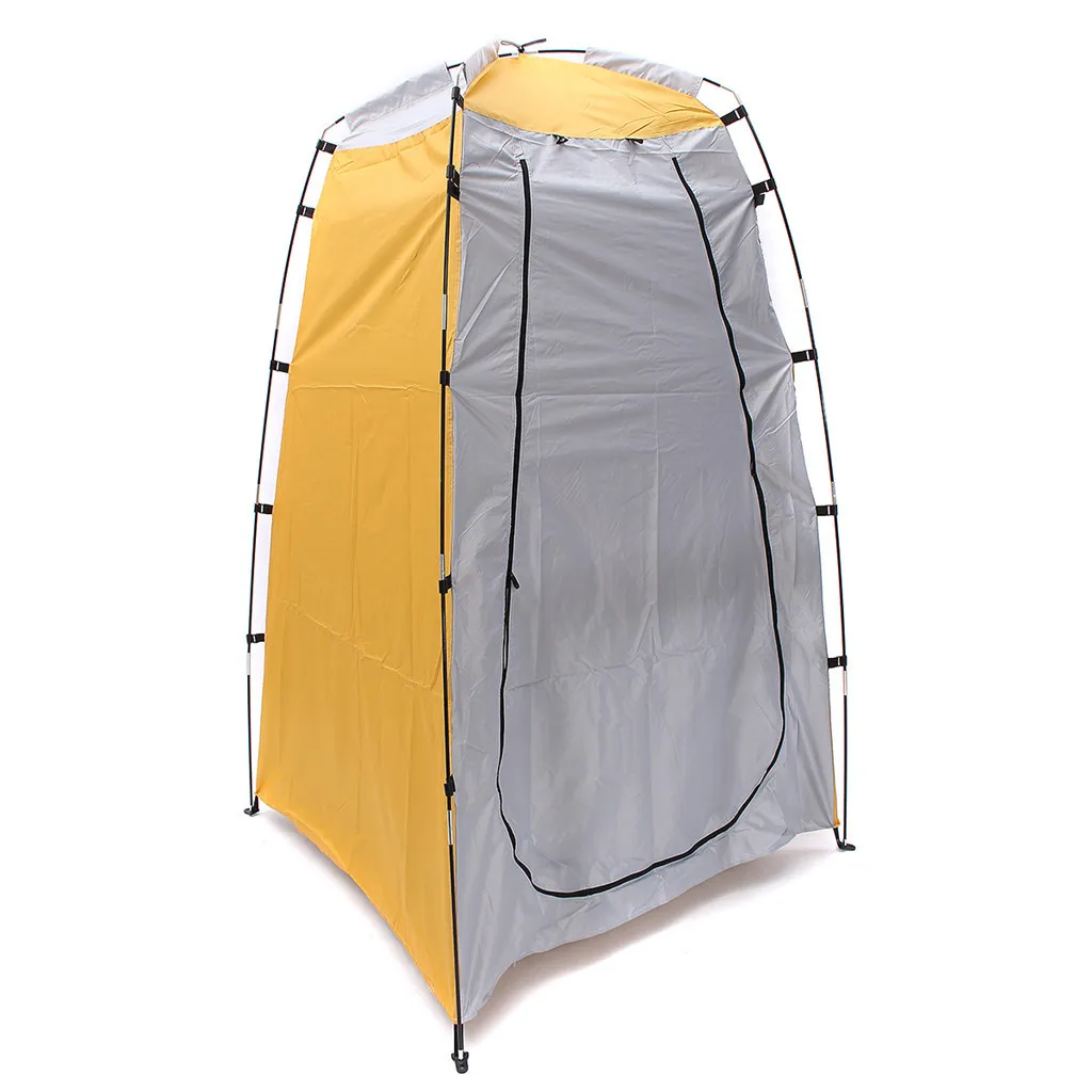 Portable Up Privacy Shelter Bathing Toilet Changing Tent Camping Room Outdoor Simple but creative design of lightweight tent#XP - Цвет: Цвет: желтый