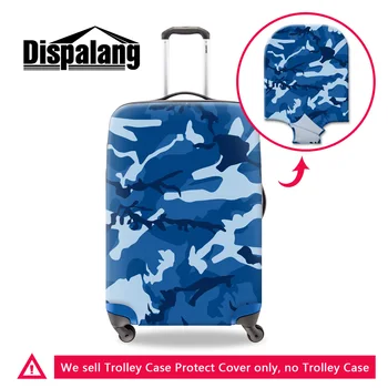 

Dispalang brand travel luggage protective covers bule camouflage print trolley suitcase cover for men waterproof dustproof cover