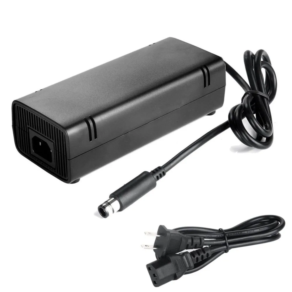 US AC Charging Charger Power Supply Cord for Xbox 360 Xbox360 E Brick Game Console