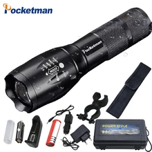 9000 Lumens XM-L T6 L2 LED Flashlight Rechargeable Zoomable Linternas Torch Light by 1*18650 or 3*AAA Lamp Hand Light z50