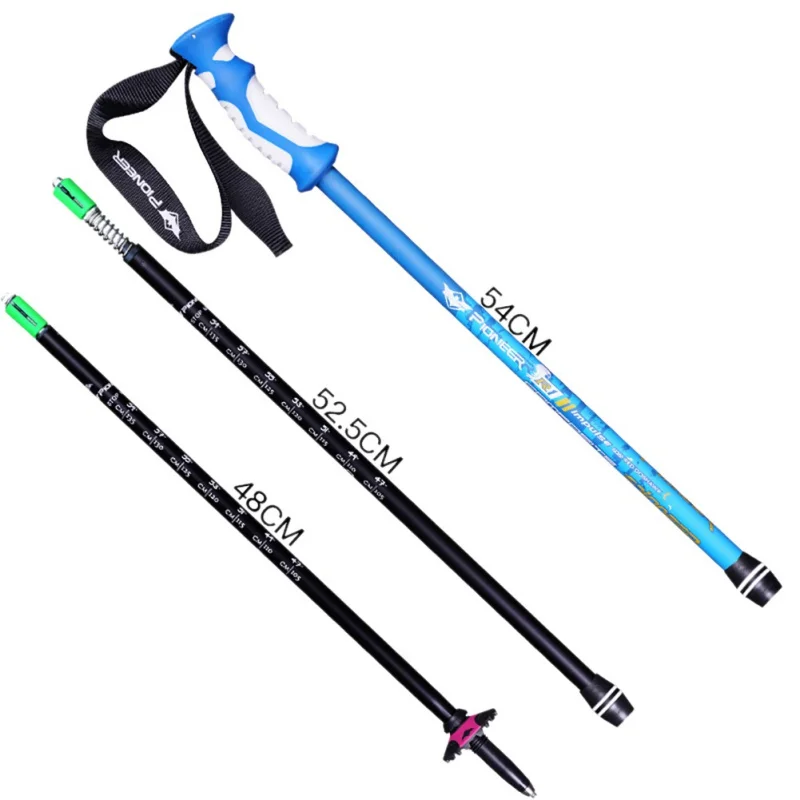 High Quality Adult 1 Pair Adjustable Ultra light Trekking Ski pole