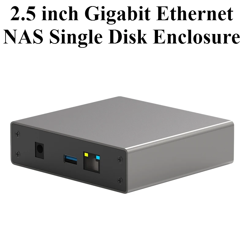 Гигабитный Ethernet NAS HDD корпус смарт HDD чехол с удаленным доступом диск 2,5 ''SATA жесткий диск - Цвет: X3