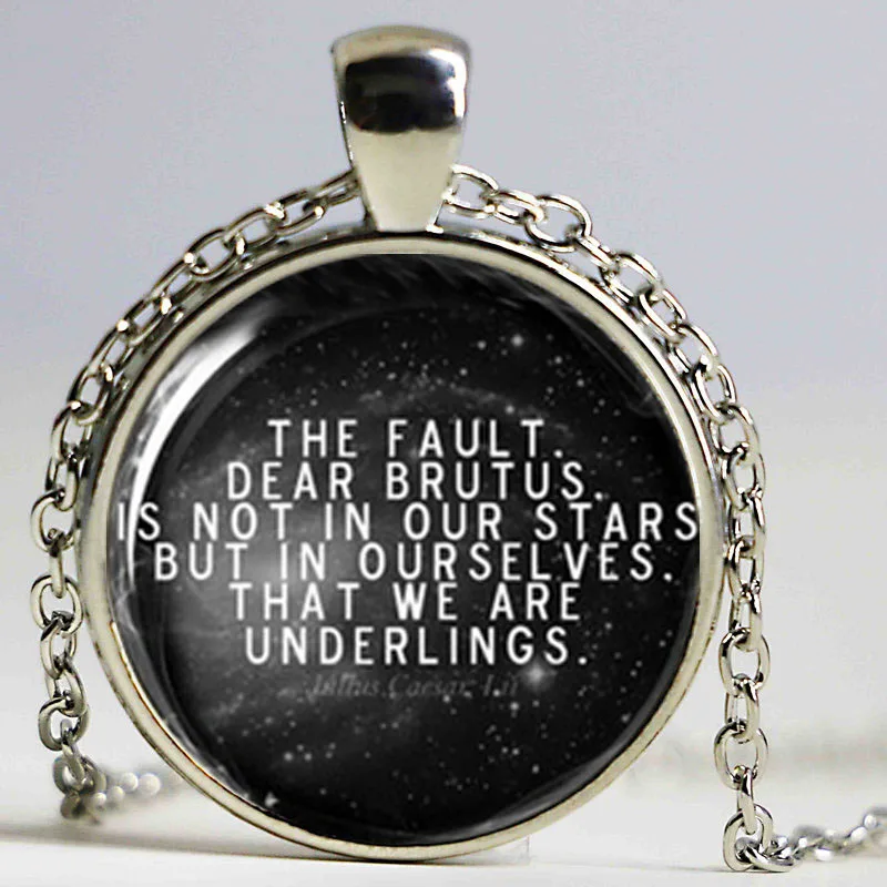 Шекспир это не вина в наших звездах ожерелье с кулоном|fault in our stars|fault starsquote necklace |