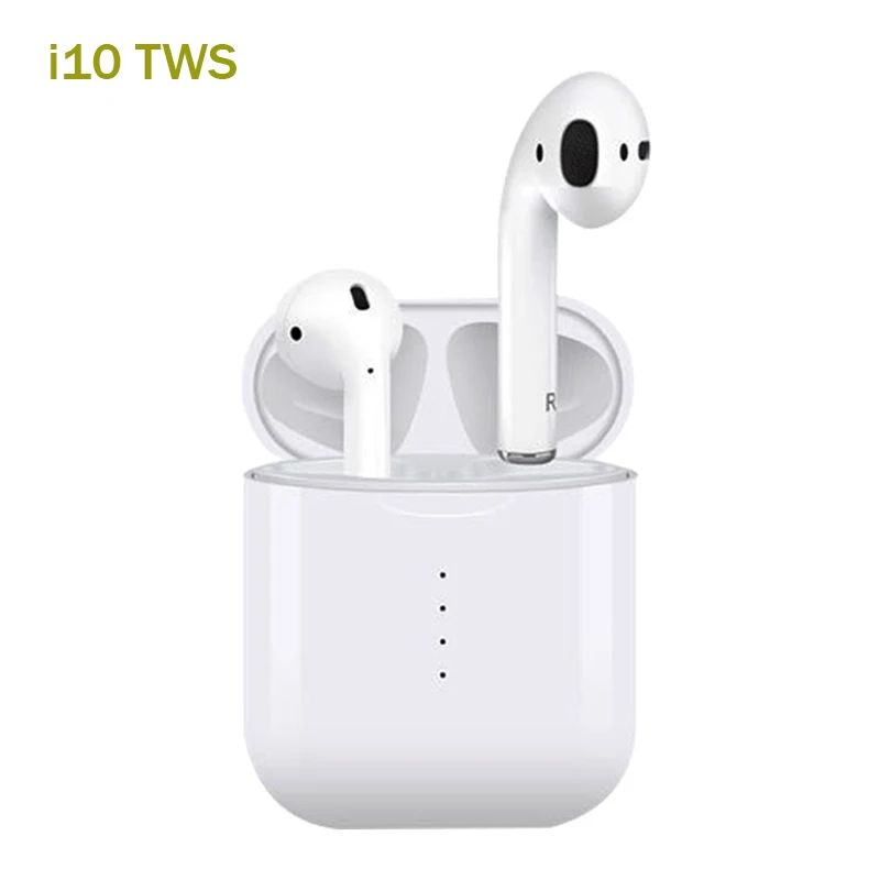 

Newest i10 tws Double Mini Wireless Bluetooth Earphone Support Touch Control Earbuds Headset With Charging Box Mic Binaural Call