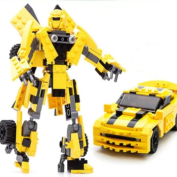 

Gudi 8711 Building Blocks Model Compatible with Transformation Robot 2 In 1 DIY Educational Toys Set Children Gifts