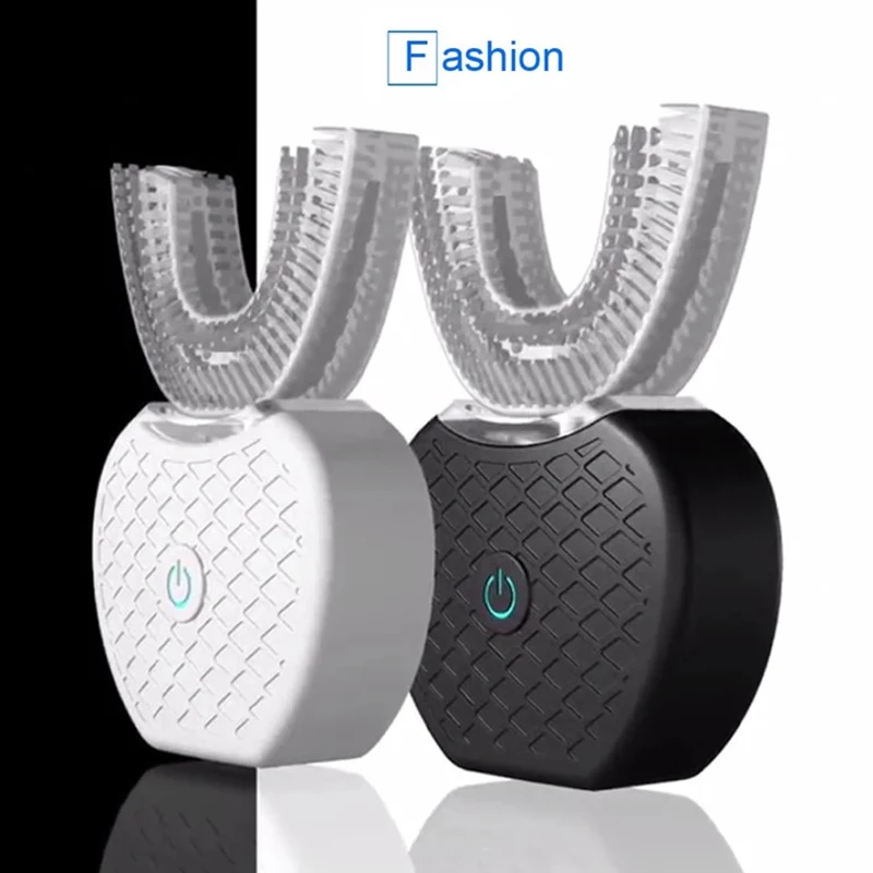 360° Automatic Sonic Electric Toothbrush Waterproof Intelligent U Type Automatic Tooth brush Whitening Electric Power Toothbrush 09