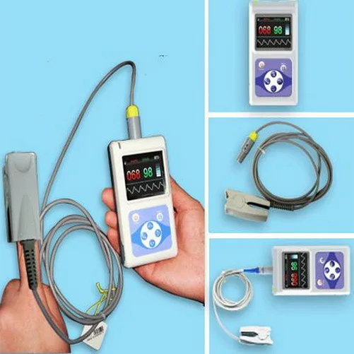 

CMS60D Handheld Pulse Oximeter , Fingertip Oxymetre Color TFT Display free shipping